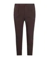 Incotex Belt-loop Casual Pants In Black