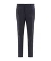 Incotex Belt-loop Casual Pants In Black