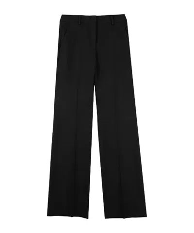 Incotex Contemporary Crop Trousers Pressed Crease In Black