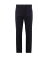 Incotex Belt-loop Casual Pants In Black