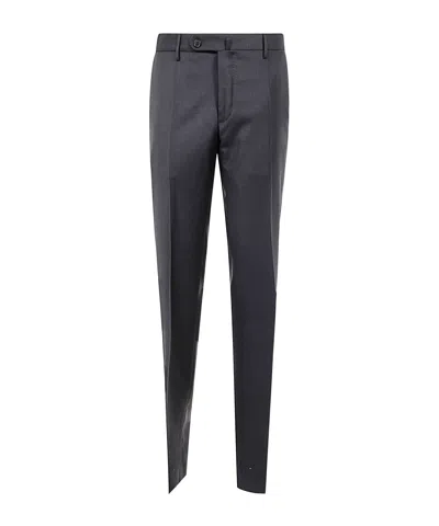 Incotex Belt-loop Casual Pants In Black