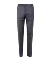 Incotex Tailored Trousers With Creased Design And Pockets In Black