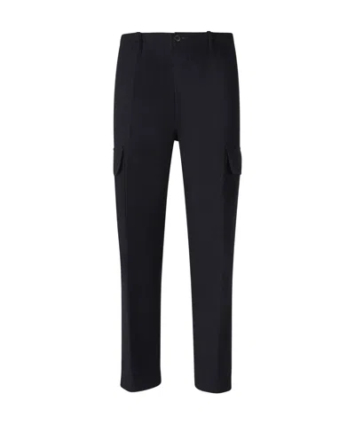 INCOTEX CARGO FLANNEL TROUSERS