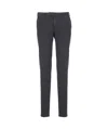 Incotex Tailored Wool Trousers In Black