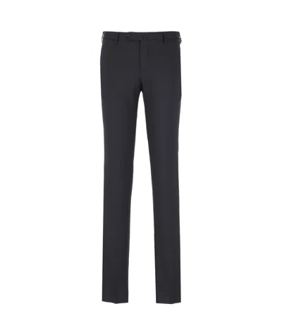 INCOTEX LOGO-MOTIF TROUSERS
