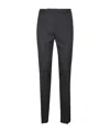Incotex Sleek Trousers With Tailored Fit And Premium Fabric Finish In Black
