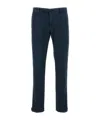 Incotex Belt Loop Casual Pants In Blue