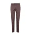 Incotex Belt-loop Casual Pants In Brown