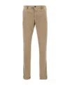 Incotex Belt-loop Casual Pants In Brown
