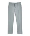 Incotex Belt-loop Casual Pants In Gray