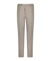 Incotex Tailored Trousers With Back Pockets And Belt Loops In Neutral