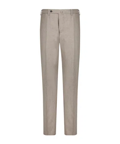 INCOTEX INCOTEX STRAIGHT FIT WOOL PANTS