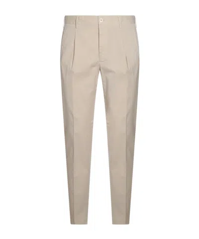 Incotex Belt-loop Casual Pants In Nude