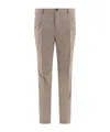 Incotex Belt-loop Casual Pants In Nude