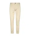 Incotex Belt Loop Casual Pants In Nude