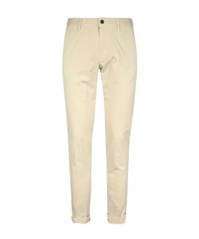 Incotex Belt Loop Casual Pants In Nude