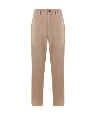 Incotex Belt-loop Casual Pants In Nude