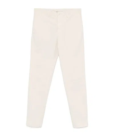 Incotex Belt-loop Casual Pants In White