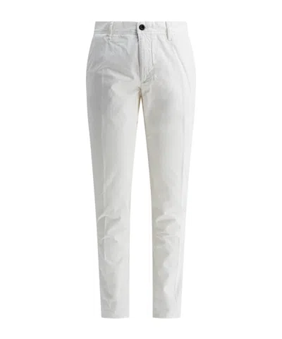 Incotex Belt-loop Casual Pants In White