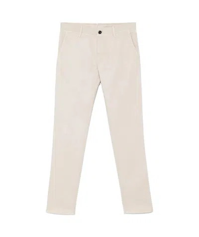 Incotex Belt-loop Casual Pants In White