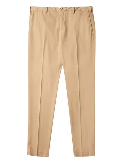 Incotex Belt-loop Chinos In Neutral