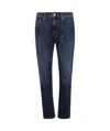 Incotex Belt Loop Jeans In Blue
