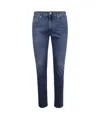 Incotex Belt Loop Jeans In Blue