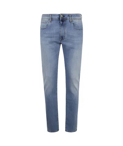 Incotex Belt Loop Jeans In Blue