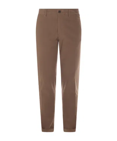 INCOTEX TAILORED-LEG CHINOS