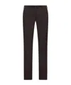 Incotex Tailored Cotton Trousers In Brown