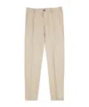 Incotex Cotton Trousers In Nude