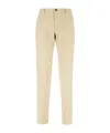 Incotex Cotton Trousers With Front And Back Pockets In Neutral