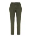 Incotex Stretch Cotton Trousers With Pockets And Loops