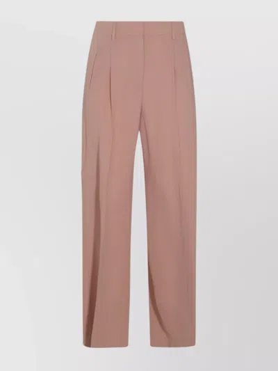 Incotex Belt Loops Pleated Design Side Pockets Trousers In Multicolor