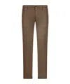 Incotex Velvet Pants In Brown