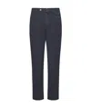 Incotex Belt Loops Slacks In Navy Blue