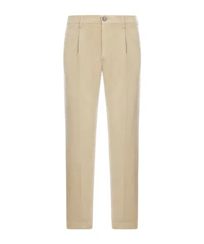 Incotex Belt Loops Slacks In Nude