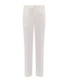 Incotex Belt Loops Slacks In White