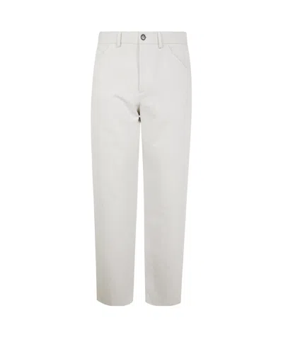 Incotex Belt Loops Slacks In White