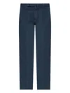 Incotex Belt-loops Trousers In Blue