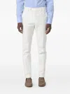 Incotex Belt Loops Trousers In White