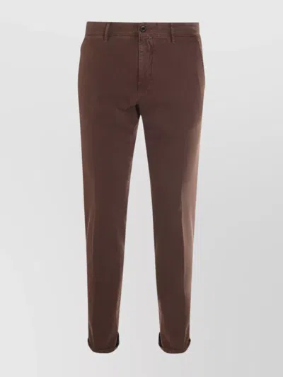 Incotex Belt Loops Trousers With Side And Back Pockets