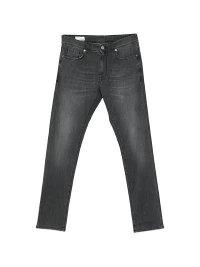 Incotex Belt-loop Faded-effect Jeans In Green