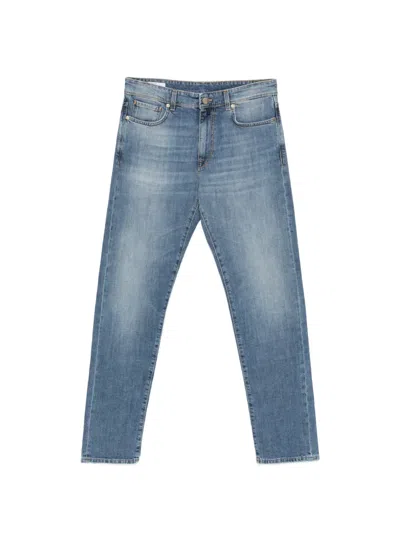 Incotex Belt-loop Pocket Jeans In Blue