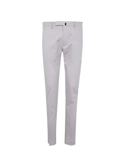 Incotex Chino Trousers Featuring Belt Loops Pockets In Gray