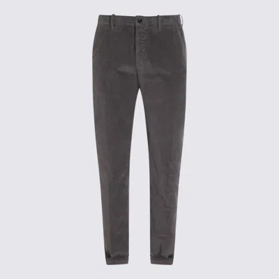 INCOTEX BLACK COTTON PANTS