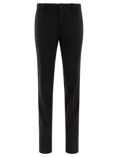 Incotex Pattern 54 Trousers Blue In Black