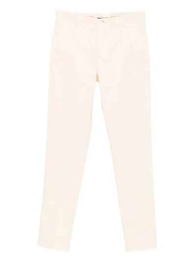 Incotex Black Slim Fit Minimalist Trousers In Neutral