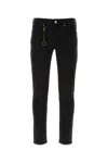 Incotex Black Stretch Cotton Pant In Black