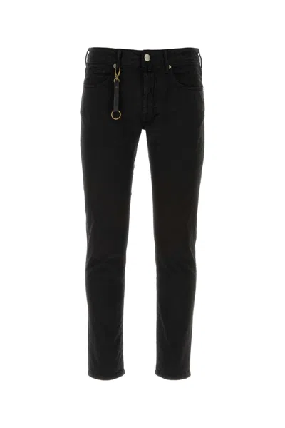 Incotex Black Stretch Cotton Pant